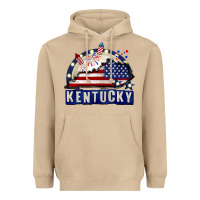 Mushroom Kentucky 4th of July Heavyweight Hoodie - CowGirlArtShop
