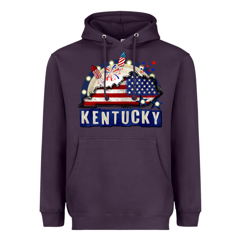 Kentucky 4th Of July Heavyweight Hoodie by CowGirlArtShop | Teevron