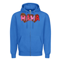 True Royal mama valentines day Zipper Hoodie - texasbilliewilder