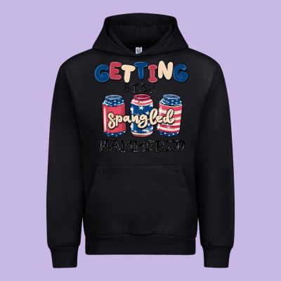 Getting Star Spangled Hammered Urban Hoodie Designed By Maliassmallbusiness