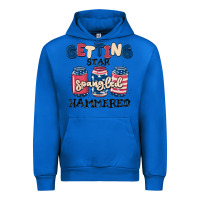 Cobalt getting star spangled hammered Urban Hoodie - MaliasSmallBusiness