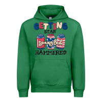 Emerald getting star spangled hammered Urban Hoodie - MaliasSmallBusiness