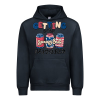 Navy getting star spangled hammered Urban Hoodie - MaliasSmallBusiness
