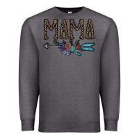 Charcoal Heather mama Premium Sweatshirt - CowhideDigitalArt