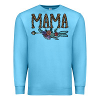 Ocean Blue mama Premium Sweatshirt - CowhideDigitalArt