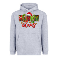 Heather Grey Christmas nanny claus Heavyweight Hoodie - FaDigitalArtStudio