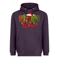Plum Christmas nanny claus Heavyweight Hoodie - FaDigitalArtStudio