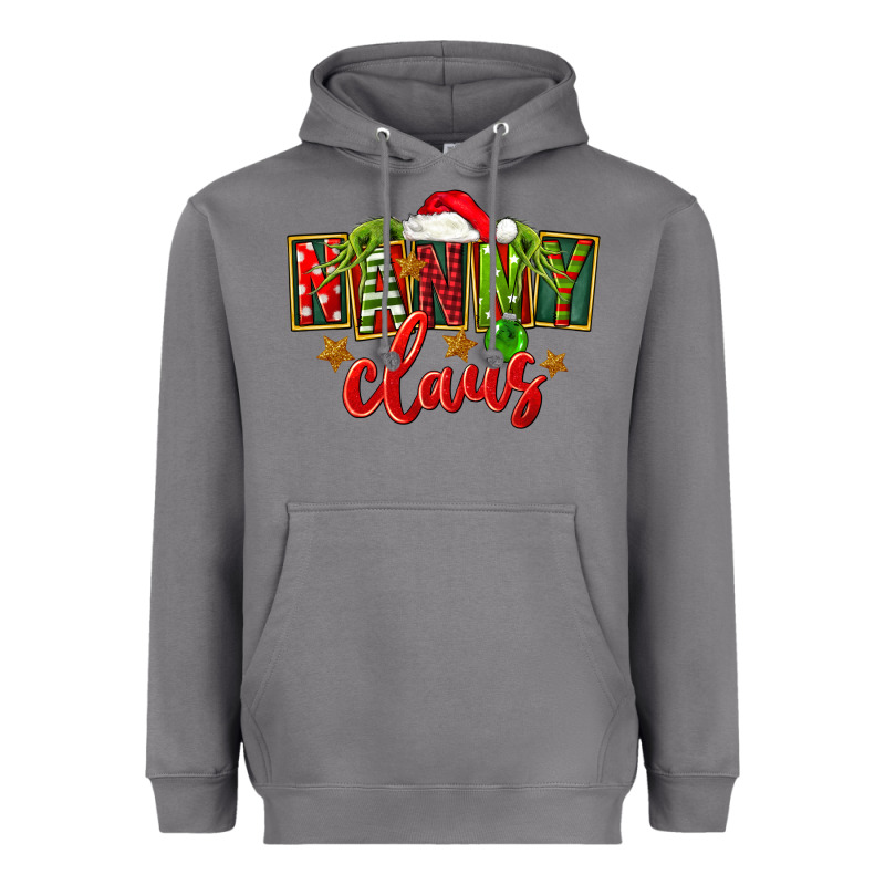 Christmas Nanny Claus Heavyweight Hoodie by FaDigitalArtStudio | Teevron