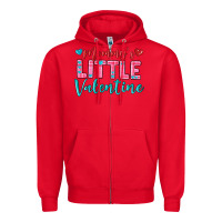 Red momys little valentine Zipper Hoodie - texasbilliewilder
