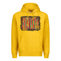 Lemon christmas reindeers leopard background Premium Hoodie - BarkalooDesign