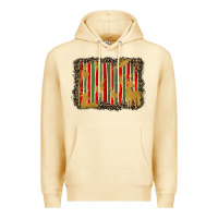 Pina Colada christmas reindeers leopard background Premium Hoodie - BarkalooDesign