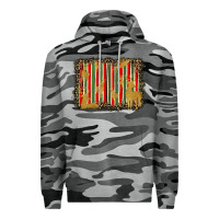 Slate Camo christmas reindeers leopard background Premium Hoodie - BarkalooDesign