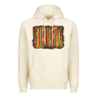 Tofu christmas reindeers leopard background Premium Hoodie - BarkalooDesign