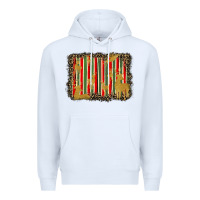 White christmas reindeers leopard background Premium Hoodie - BarkalooDesign