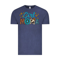 Vintage Denim girl mama Vintage Tee - Artiststas