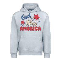 Heather Grey god bless america Urban Hoodie - MaliasSmallBusiness