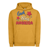Pigment Peanut Butter god bless america Urban Hoodie - MaliasSmallBusiness