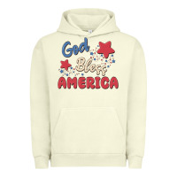 Pigment Pistachio god bless america Urban Hoodie - MaliasSmallBusiness