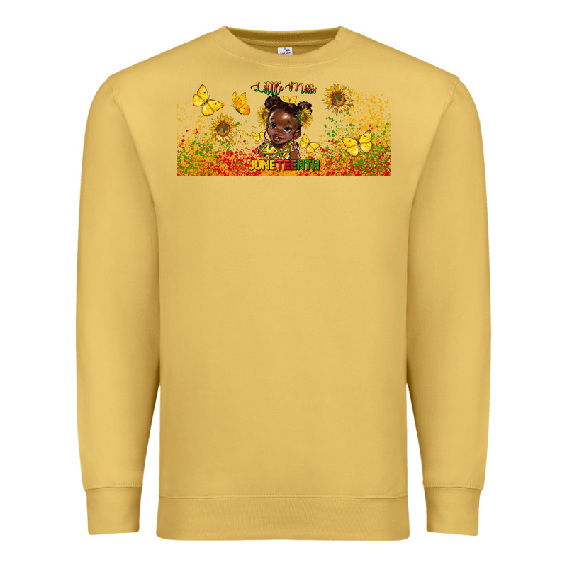 Juneteenth Little Miss Libbey Glass Premium Sweatshirt by HRA Design Shop | Teevron