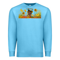 Ocean Blue juneteenth little miss libbey glass Premium Sweatshirt - HRA Design Shop