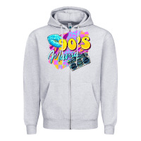 Heather Grey 90's mama Zipper Hoodie - Zillion Design Studio