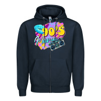 Navy 90's mama Zipper Hoodie - Zillion Design Studio
