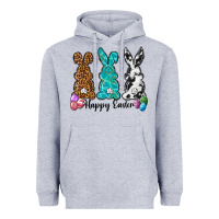 Heather Grey Western happy easter peeps Heavyweight Hoodie - Neo Western