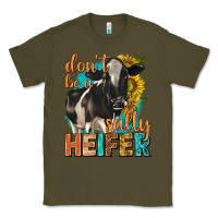 Army Green dont be a salty heifer with sunflowers Classic Tee - texasbilliewilder