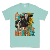 Seafoam dont be a salty heifer with sunflowers Classic Tee - texasbilliewilder