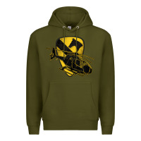 Army Green 1st cavalry division chopper helicopter air cav Premium Hoodie - Jasminsmagicworld