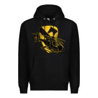 Black 1st cavalry division chopper helicopter air cav Premium Hoodie - Jasminsmagicworld