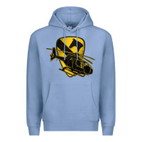 Colony Blue 1st cavalry division chopper helicopter air cav Premium Hoodie - Jasminsmagicworld