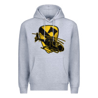 Heather Grey 1st cavalry division chopper helicopter air cav Premium Hoodie - Jasminsmagicworld