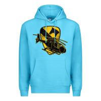 Ocean Blue 1st cavalry division chopper helicopter air cav Premium Hoodie - Jasminsmagicworld