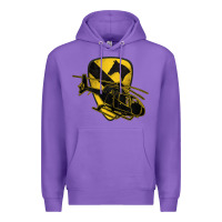 Purple 1st cavalry division chopper helicopter air cav Premium Hoodie - Jasminsmagicworld