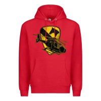 Red 1st cavalry division chopper helicopter air cav Premium Hoodie - Jasminsmagicworld