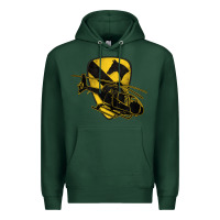 Sports Green 1st cavalry division chopper helicopter air cav Premium Hoodie - Jasminsmagicworld