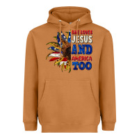 Meerkat She loves Jesus and America too 4th of july Heavyweight Hoodie - CowGirlArtShop