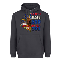 Smoke She loves Jesus and America too 4th of july Heavyweight Hoodie - CowGirlArtShop