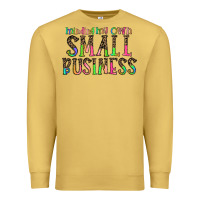 Antique Gold minding my own small bussiness Premium Sweatshirt - CowhideDigitalArt