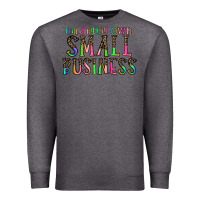 Charcoal Heather minding my own small bussiness Premium Sweatshirt - CowhideDigitalArt