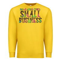 Lemon minding my own small bussiness Premium Sweatshirt - CowhideDigitalArt