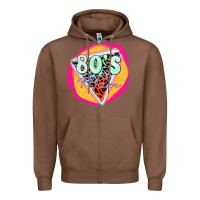 Chestnut 80's mom Zipper Hoodie - Zillion Design Studio