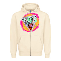 Sandshell 80's mom Zipper Hoodie - Zillion Design Studio