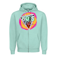 Seafoam 80's mom Zipper Hoodie - Zillion Design Studio