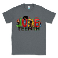 Charcoal Heather JUNE TEENTH Classic Tee - Zillion Design Studio