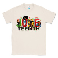 Natural JUNE TEENTH Classic Tee - Zillion Design Studio