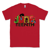 Red JUNE TEENTH Classic Tee - Zillion Design Studio