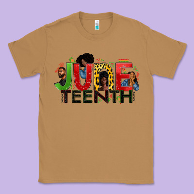 June Teenth Classic Tee Designed By Zillion Design Studio
