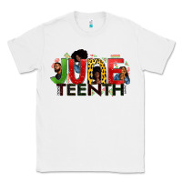 White JUNE TEENTH Classic Tee - Zillion Design Studio